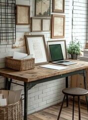 Rustic Home Office Desk.
