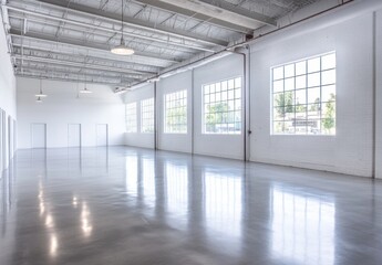 Obraz premium Empty White Room.