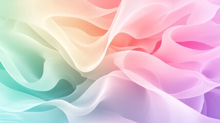 Obraz premium Abstract pastel fabric background with vibrant colors.