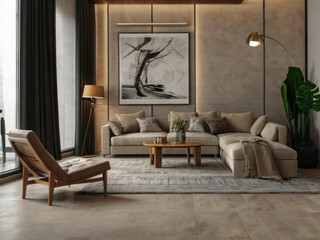 Obraz premium modern living room living room interior design