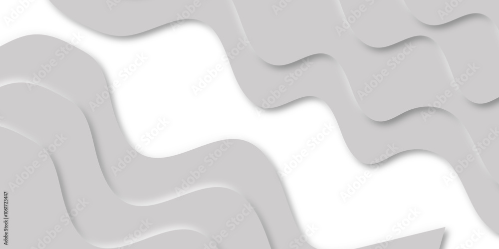 Poster abstract grey square shape with futuristic concept embossed papercut background with neomorphism abs