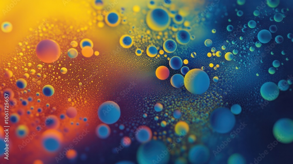 Poster dots displayed in a geometric arrangement, with varying sizes and colors creating a visually stimulating composition