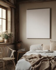 Cozy Bedroom Mockup.