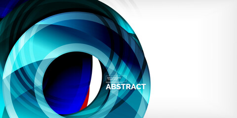 Circles, round elements, ring shapes premium background. Vector Illustration For Wallpaper, Banner, Background, Card, Book Illustration, landing page