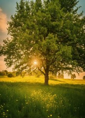 Naklejka premium Stunning Nature and Landscape Photography Showcasing the Majestic Beauty of Mountains, Forests