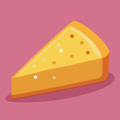 piece of cheese vector