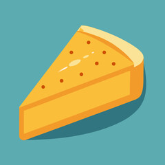 piece of cheese vector