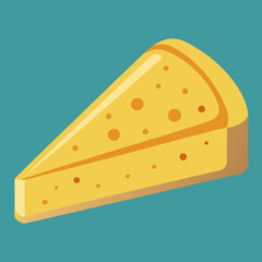 piece of cheese vector