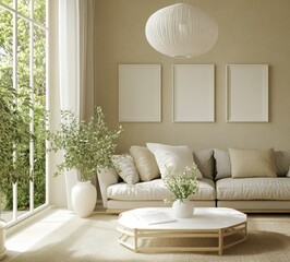 Modern Living Room Interior.