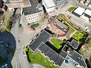 Downtown Buildings at Central Coventry City Centre of England United Kingdom.