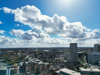 Obraz premium Downtown Buildings at Central Coventry City Centre of England United Kingdom.