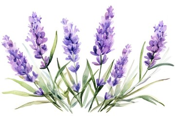 Naklejka premium Lavender blossom flower plant.