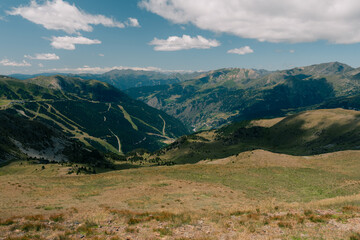 Naklejka premium View from the summit of the Peak of Carlit in France