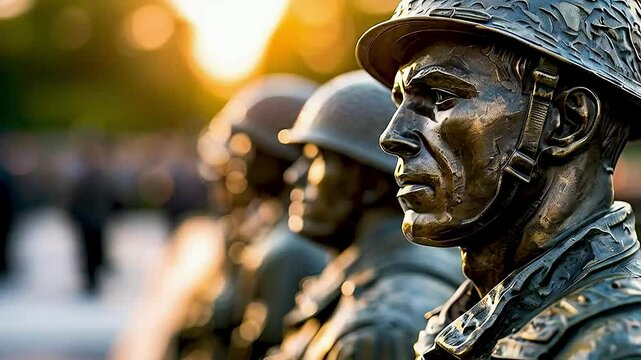 a statue of sola statue of soldiersa statue of soldiersa statue of soldiersdiers