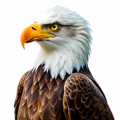 Obraz premium eagle bird in white background