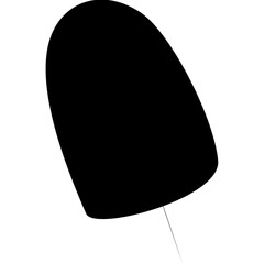 Happy birthday single vector icon