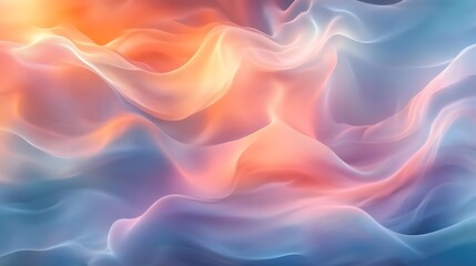 Obraz premium Explore the fluid beauty of abstract waves in digital art