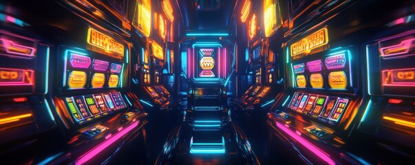 Neon Slot Machines.