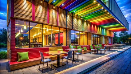 Bright and Modern Fast Food Architecture in Moscow, VKUSNO i TOCHKA, September 2025