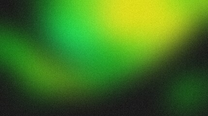 Chartreuse Fading into Dark Green noisy grainy textured background, banner poster wallpaper design background 