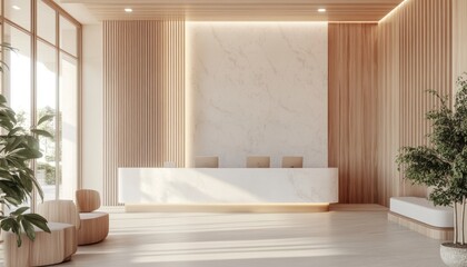 Modern Office Reception.