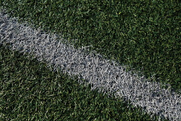 A close-up of a sideline on a synthetic football pitch © Юрій Борисов