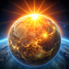 Obraz premium imagine morning sun