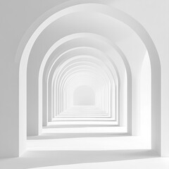 Fototapeta premium White Archway.