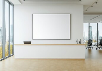 Office Reception Mockup.