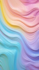 Fototapeta premium Pastel rainbow paint with some paint on it abstract graphics pattern.