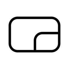 Screen Icon Vector Symbol Design Illustration