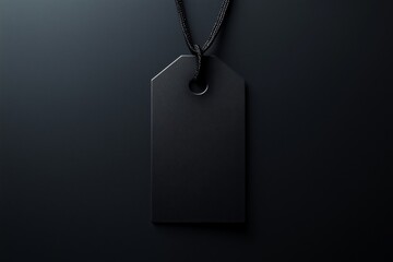 Fototapeta premium Black Friday Tag Isolated on black background