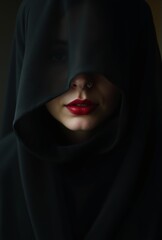 portrait of a woman with a veil