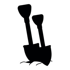 Agriculture Tools Clip Art Illustration