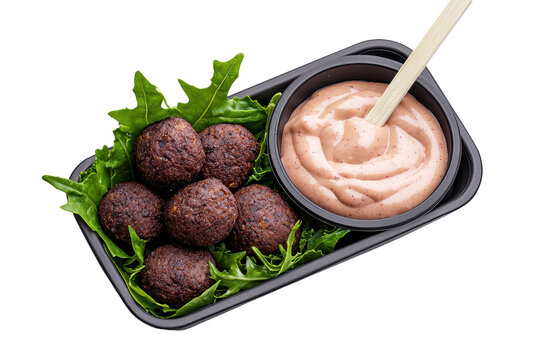 Delicious Vegetable Balls with Creamy Sauce
