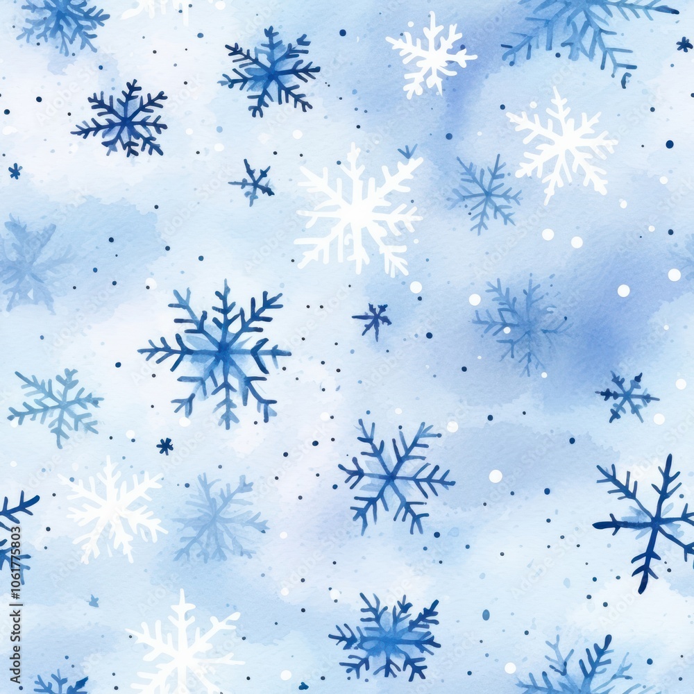 Poster snowflake pattern backgrounds.