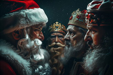 Santa Claus vs the Three Wise Men in Intense Face-Off to Decide the Ultimate Christmas Gift-Giving Champion