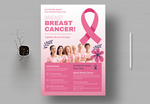 Breast Cancer Awareness flyer