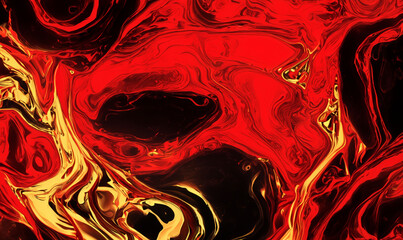 Bright red black gold abstract pattern contrast concept background texture web design contemporary art backdrop canvas 