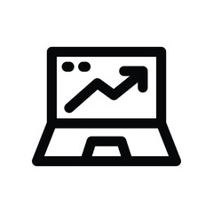 growth icon. vector line icon for your website, mobile, presentation, and logo design.