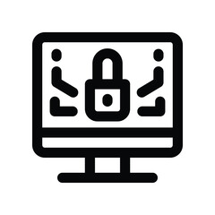 lock icon. vector line icon for your website, mobile, presentation, and logo design.