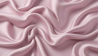 Fototapeta premium Luxurious Pastel Silk Texture: Elegant Folds & Reflections