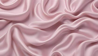 Fototapeta premium Luxurious Pastel Silk Texture: Elegant Folds & Reflections