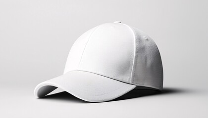 Fototapeta premium Versatile Cap Mockup for Design Variations - Side View Profile with Emphasized Brim Detail
