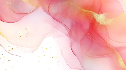 A soft, abstract background featuring flowing pink and gold hues with a dreamy, ethereal quality.