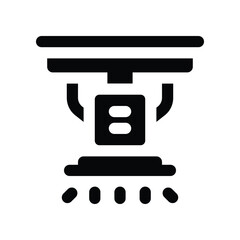 sprinkler icon. vector glyph icon for your website, mobile, presentation, and logo design.