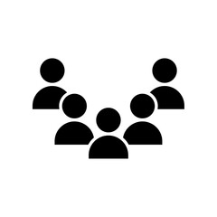 user group icon, modern vector isolated on white background.
