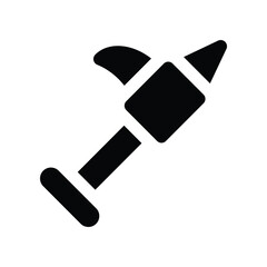 hook icon. vector glyph icon for your website, mobile, presentation, and logo design.