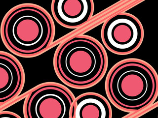 Retro abstract background vector, vintage geometric lines design, simple colorful lines classic grunge wallpaper.