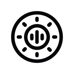 smoke detector icon. vector line icon for your website, mobile, presentation, and logo design.